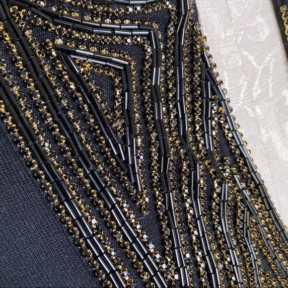 Embellished Boho Thin Sweater Cocktail Party Top - Picture 8 of 8